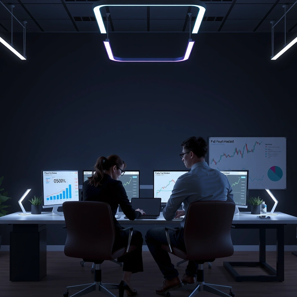 Mustliod Studio diverse team collaborating in modern office environment